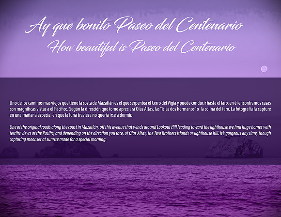 Ay que bonito paseo del centenario / How beautiful is Paseo del Centenario